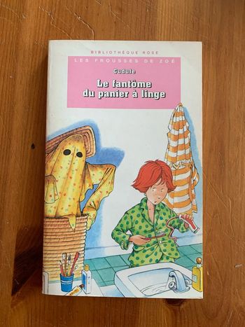 Livre bibliothèque rose : le fantôme du panier à linge