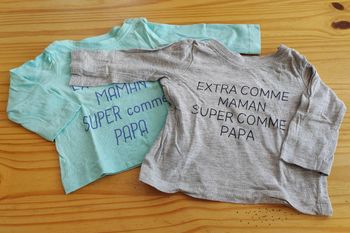 Lot de 2 tee shirt mixte
