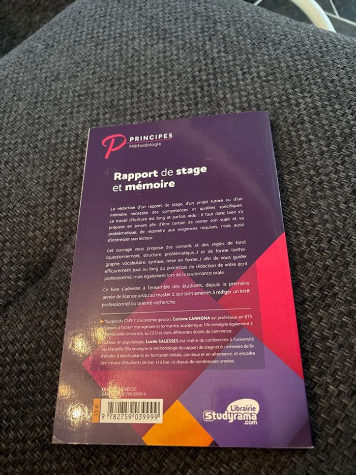 Livre Rapport de stage et mémoire - photo numéro 2