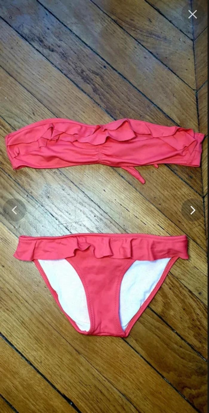 Maillot de bain rouge Taille 12 ans - photo numéro 4