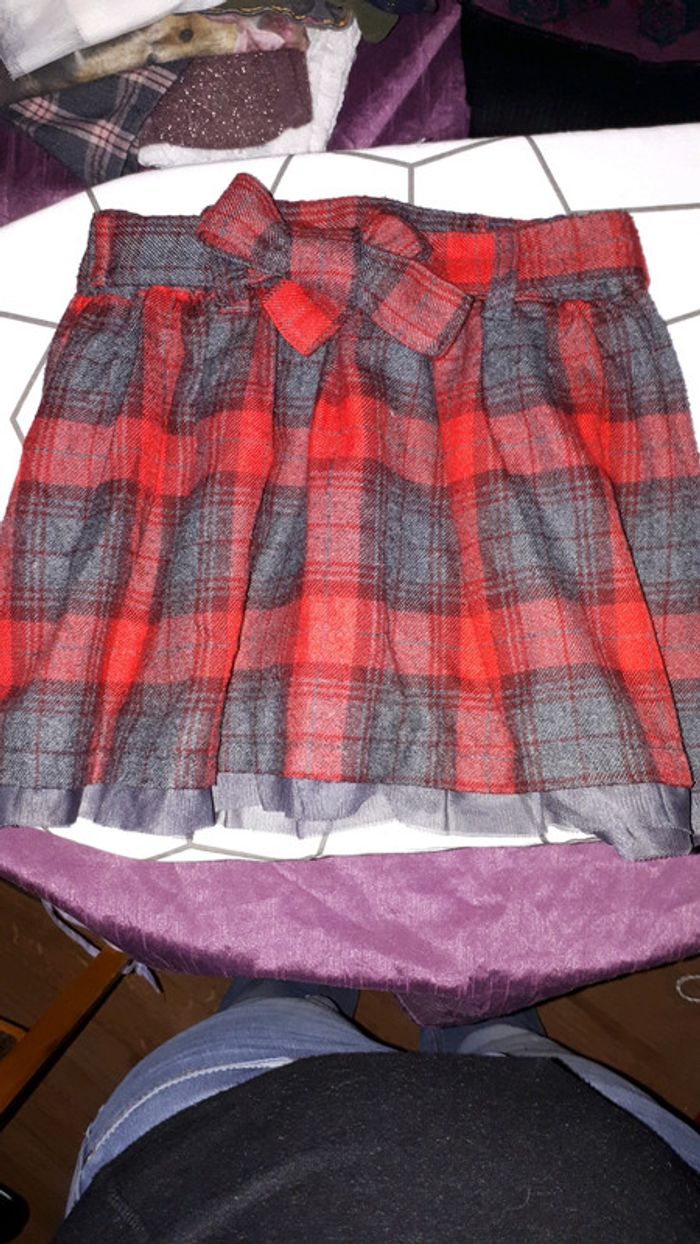 *Jupe style ecossais 3 ans