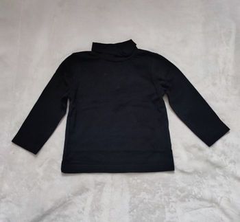 Sous pull noir kimbaloo taille 18 mois