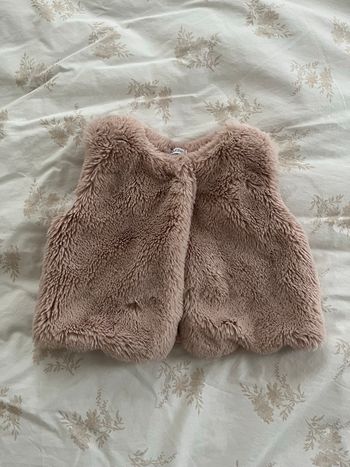 Gilet fausse fourrure Monoprix
