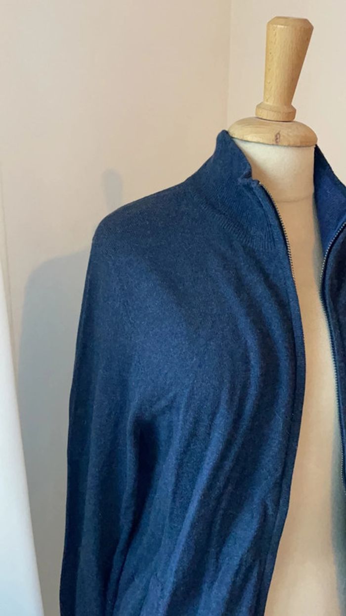 Gilet léger zippe Jules bleu - taille S - photo numéro 2