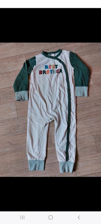 Pyjama sans pieds "Best brother" 18-24M