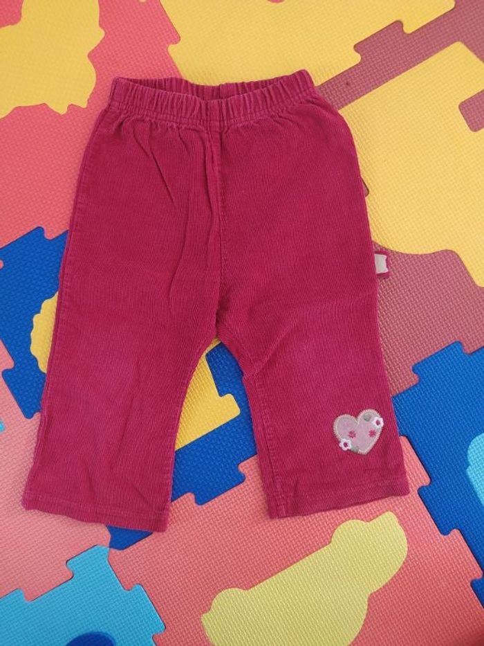 Pantalon velours fin