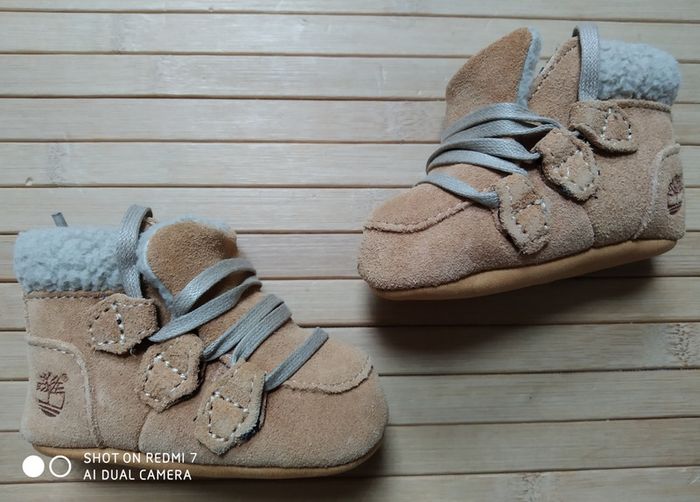 Timberland chaussures bébé camel  bottines boots 15