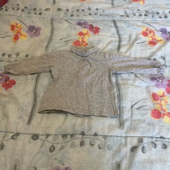 T-shirt manches long avec col roulé