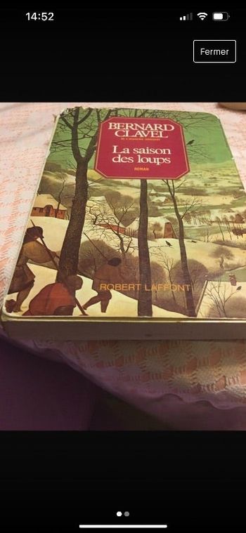 Livre « La saison des loups «