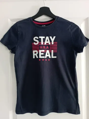 T-Shirt Kiabi marine 12 ans