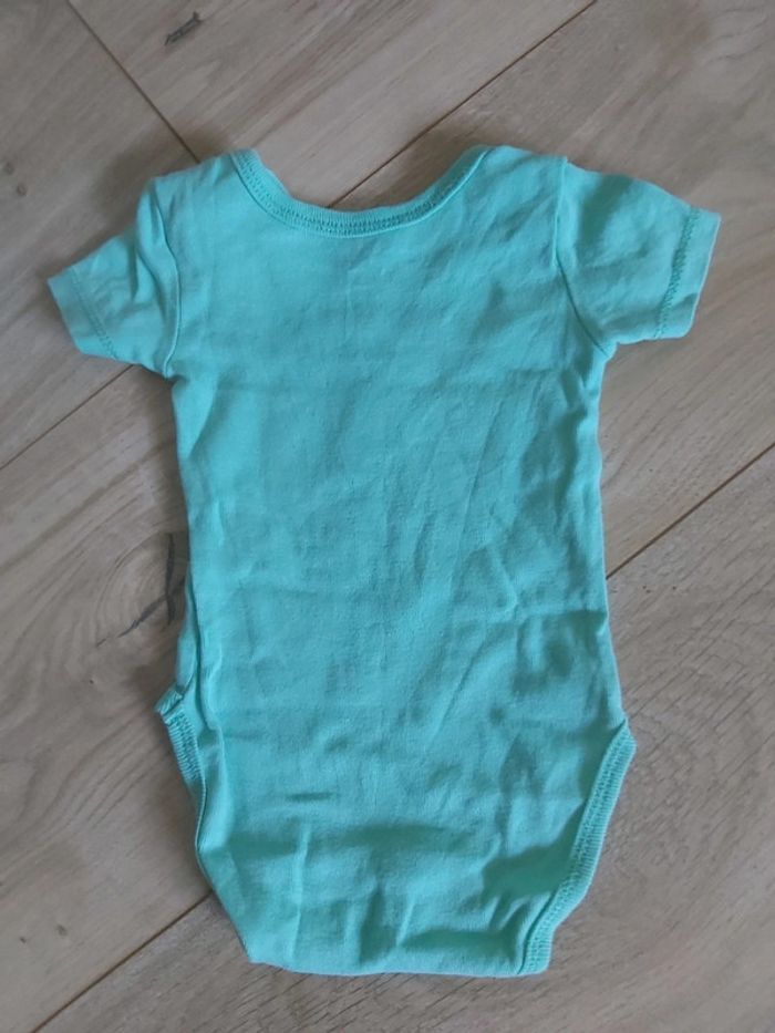 Lot de 2 bodies manches courtes garçon Tex 3 mois (78) - photo numéro 4