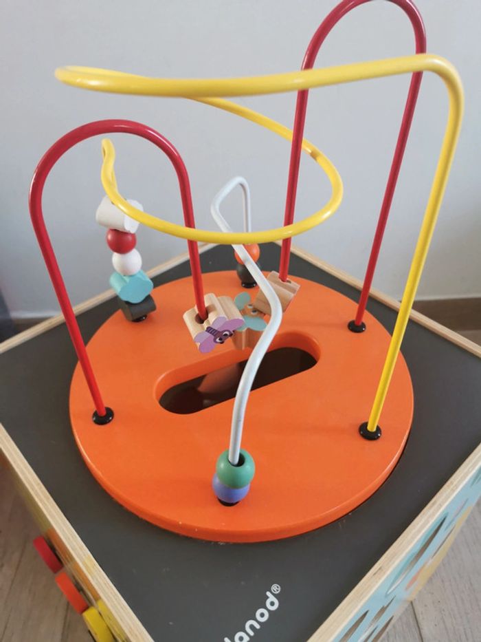 Cube d'activité maxi looping en bois - photo numéro 2