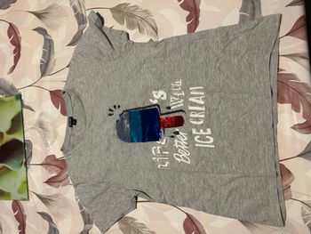 T-shirt sequins 10 ans