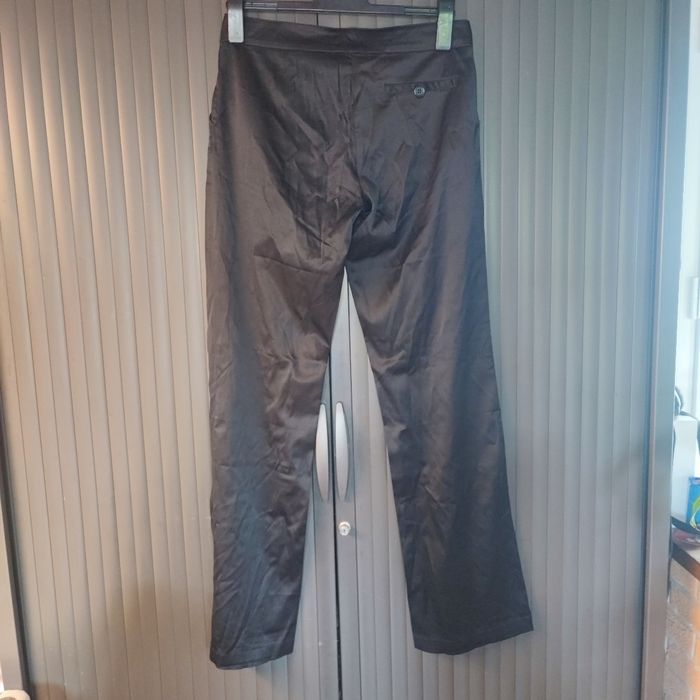 Pantalon droit noir brillant 40 mim - photo numéro 2