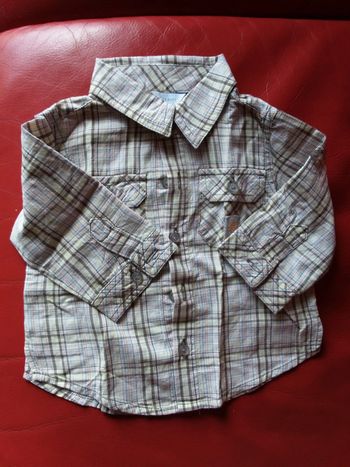 Chemise à rayures manches relevables