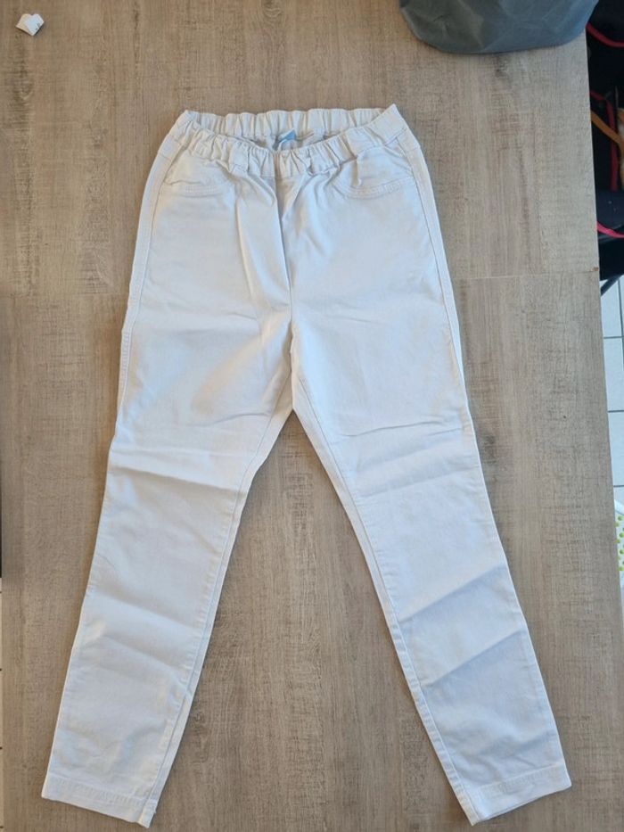 Pantalon blanc femme T.L