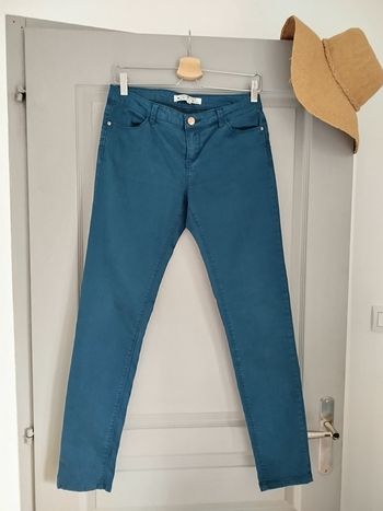 Jean slim bleu canard Cache cache 38