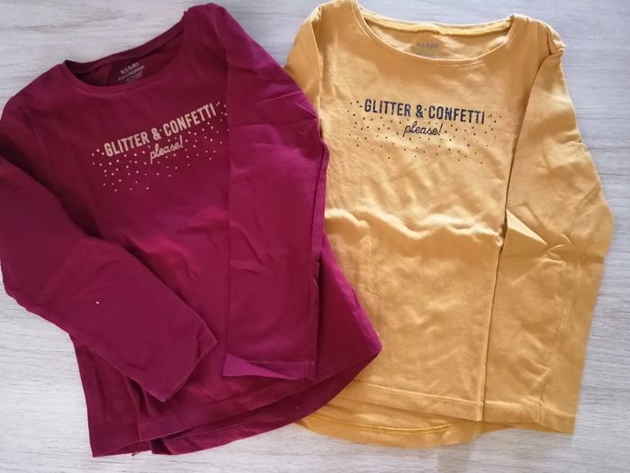 Lot de 2 t shirt ML 4 ans
