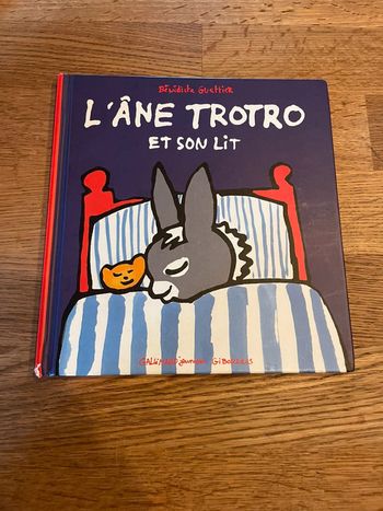 Livre L’âne Trotro et son lit