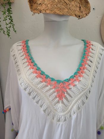Tunique à pompons