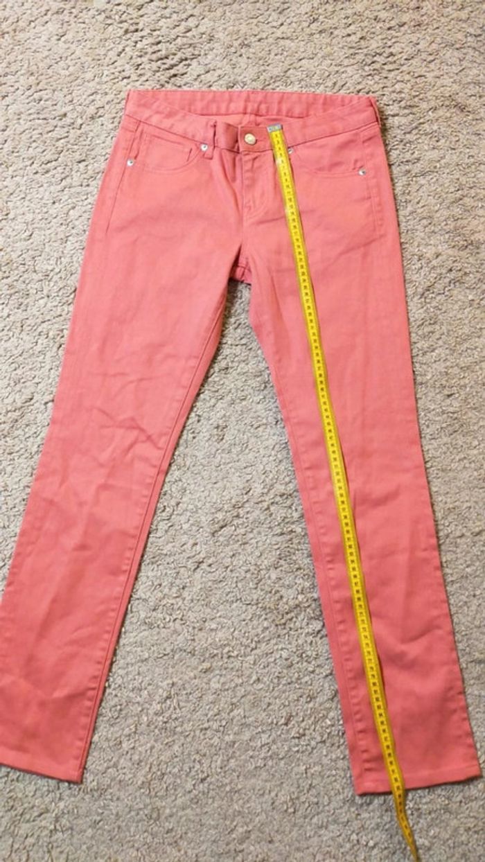 Jean rose Uniqlo, femme, Taille 38 - photo numéro 5