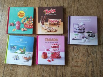 Lot 5 livres les 30 recettes culte les tout petits de marabout