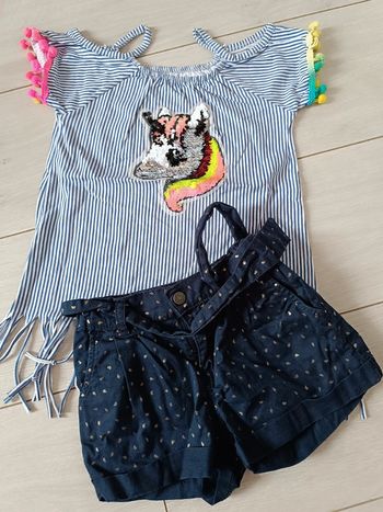 Ensemble 2 pièces short Tee shirt