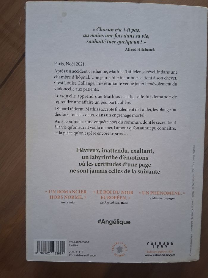 Livre Angélique (Musso) - photo numéro 2