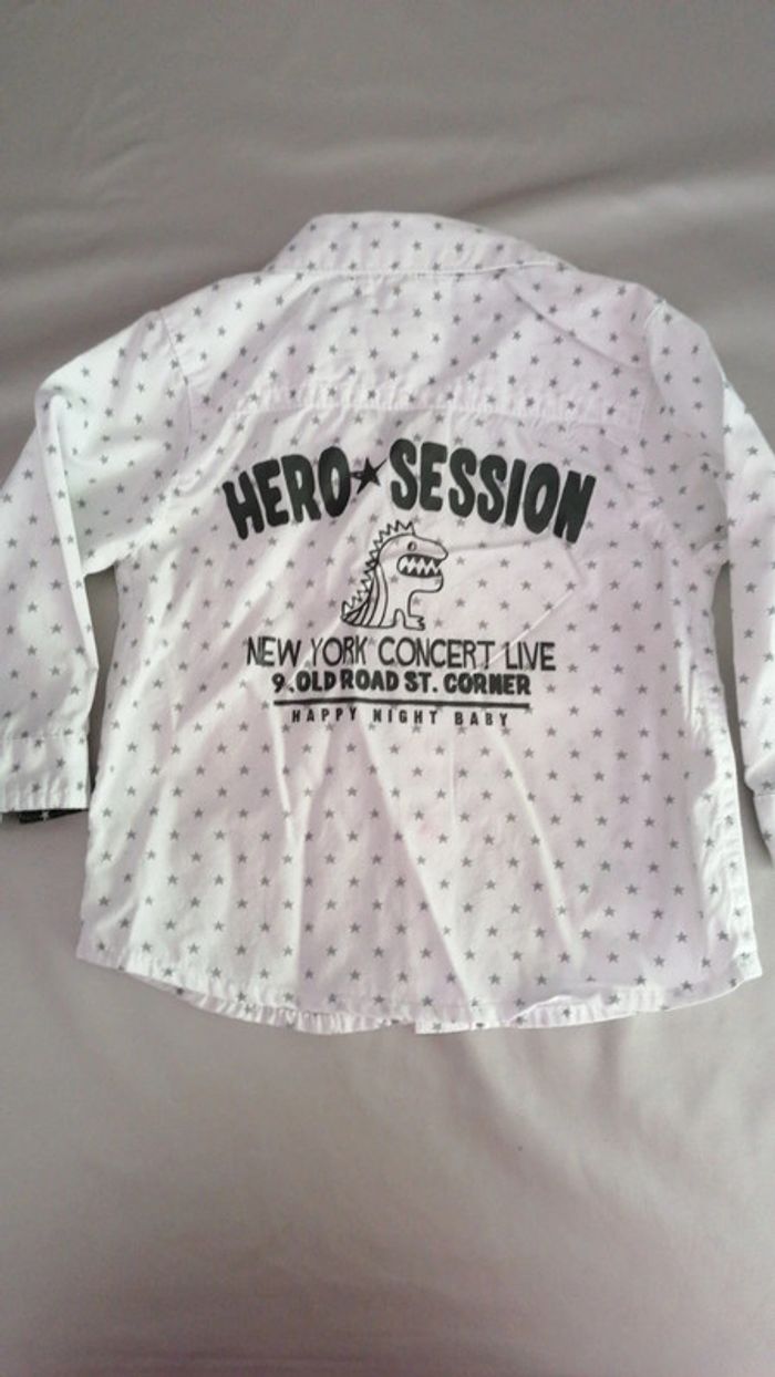 Chemise manche longue 12 mois - photo numéro 2