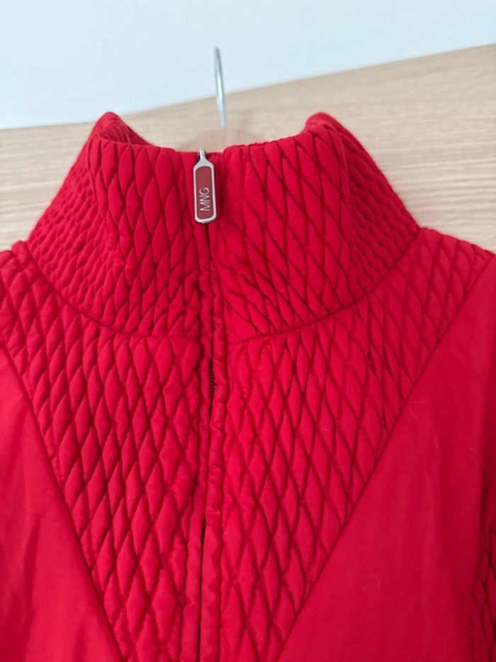 Blouson mango rouge taille L vintage dressing - photo numéro 2