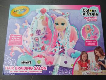 Jeu créatif Crayola Colour'n'Style Salon de Beauté / coiffure Sirènes Maya neuf