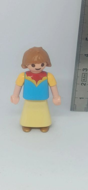 Enfant fille princesse bleu et jaune playmobil