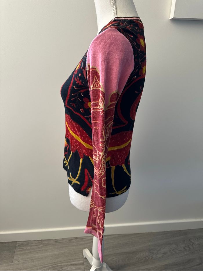Top multicolore flamants roses Custo Barcelona T38 M - photo numéro 3