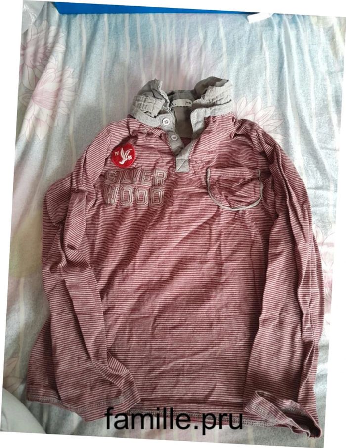 Polo manche longue 9-10ans