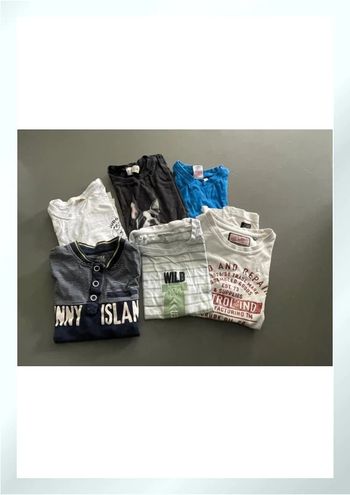 Lot t shirts manches courtes 8 ans