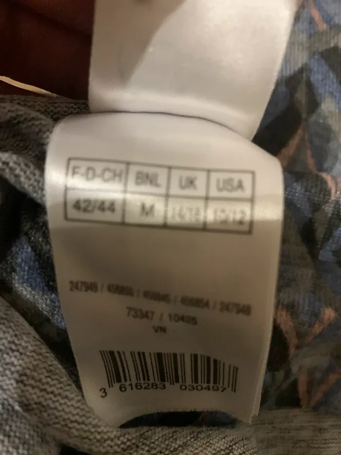 Pull Damart vintage taille 42-44 bleu violet très bon état - photo numéro 7