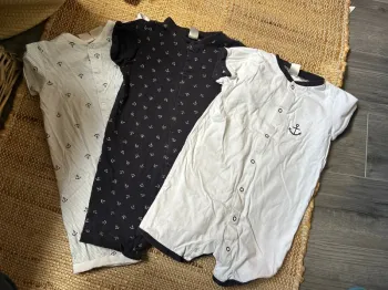 Lot de 3 combishorts / pyjamas