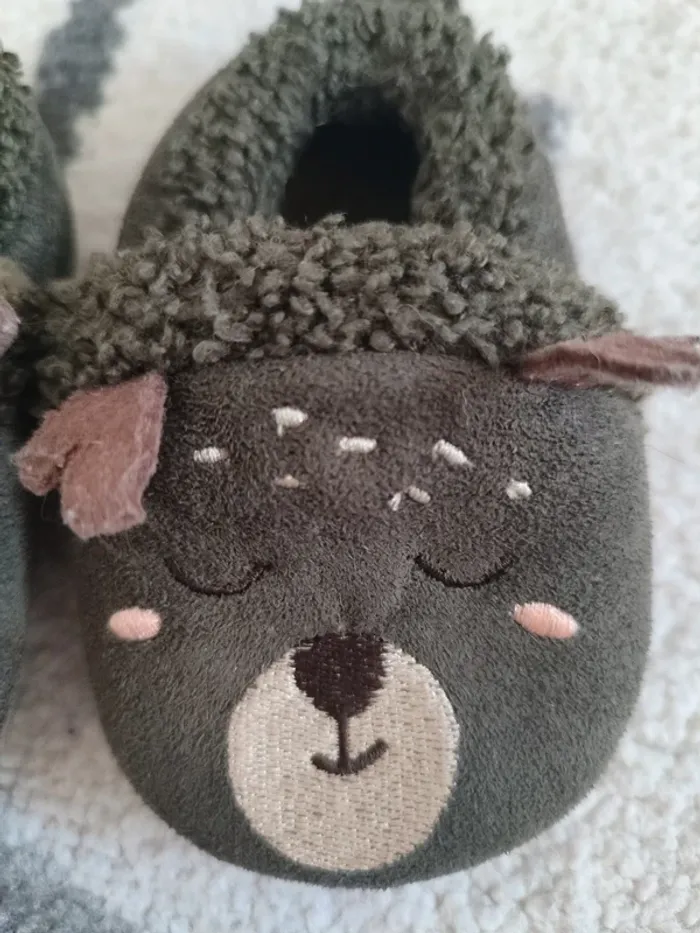 Chaussons souples fourrés - photo numéro 2