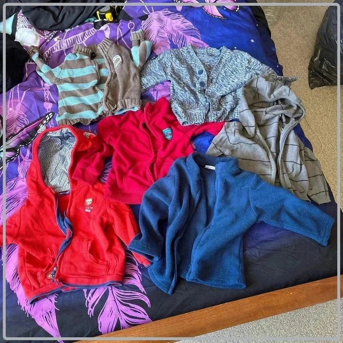 6 vestes 12mois garçon