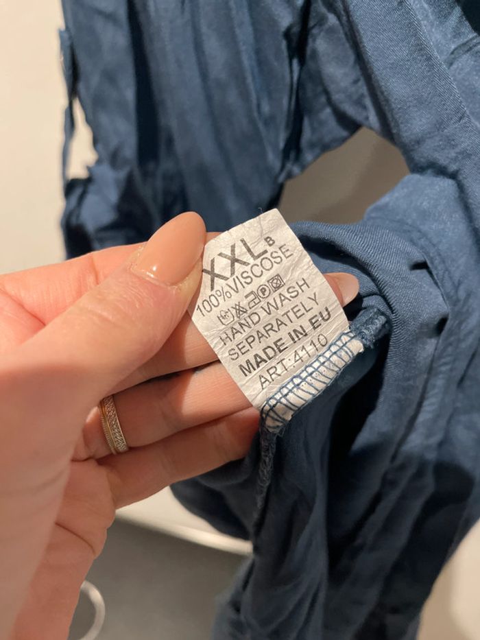 Blouse fluide bleu mingh xxl - photo numéro 4