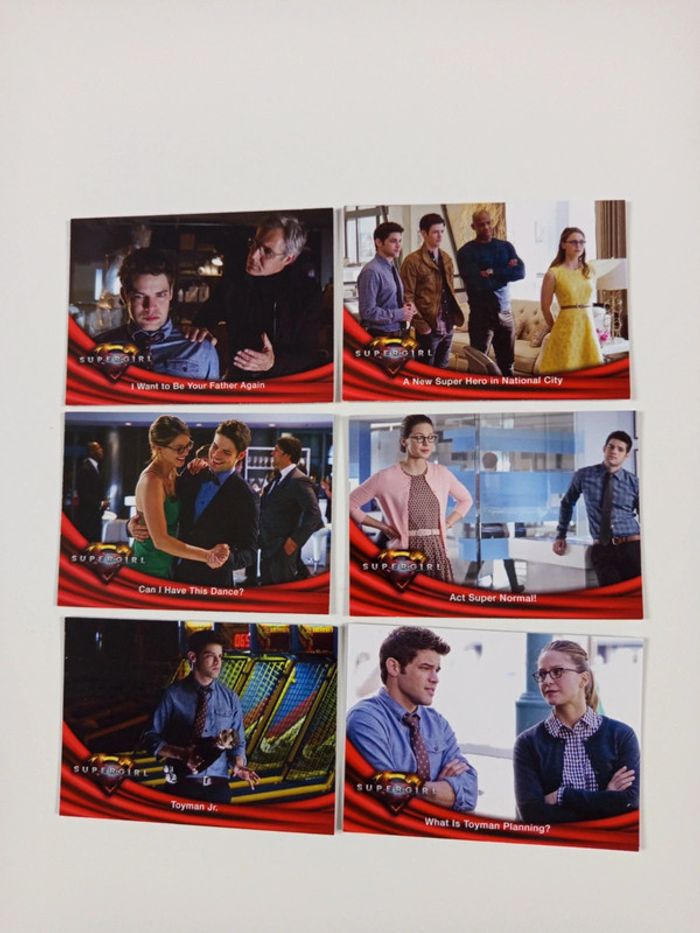 6 cartes supergirl
