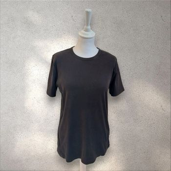 T-shirt manches courtes noir basic taille L