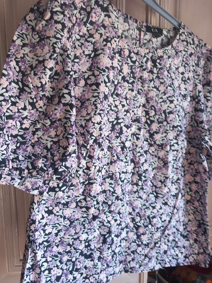 Blouse à fleurs C&A T42 - photo numéro 2