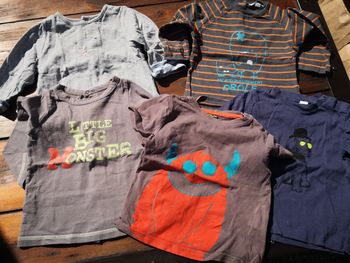Lot 5 tee-shirt 12 mois