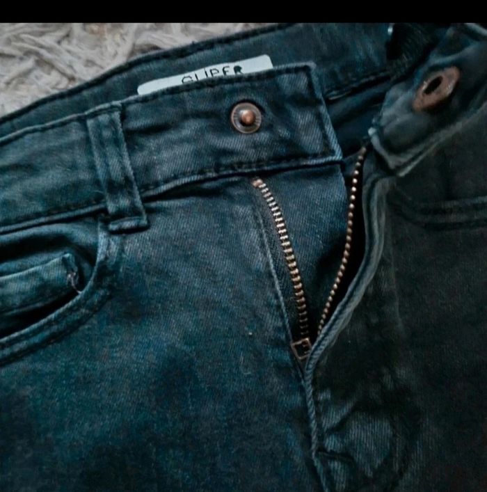 Jeans effet délavé super skinny 6ans mixte - photo numéro 4