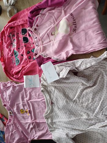 Lot 4 haut pyjama  8 ans