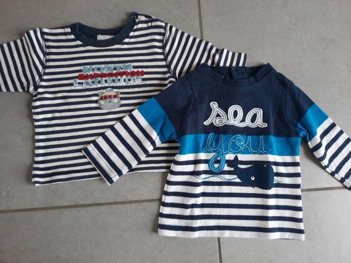 Lot de t-shirts bébé garçon 3 mois - photo numéro 3