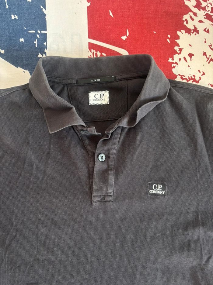 Polo C.P Company taille S noir - photo numéro 3