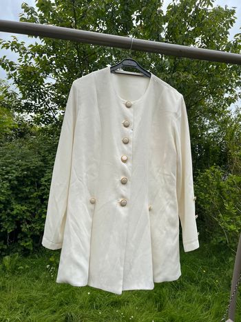 Superbe veste Crème cérémonie chic T 42