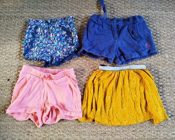 Shorts et jupe